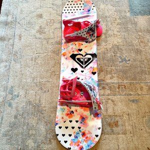 Roxy Poppy girls snowboard with bindings! 35"